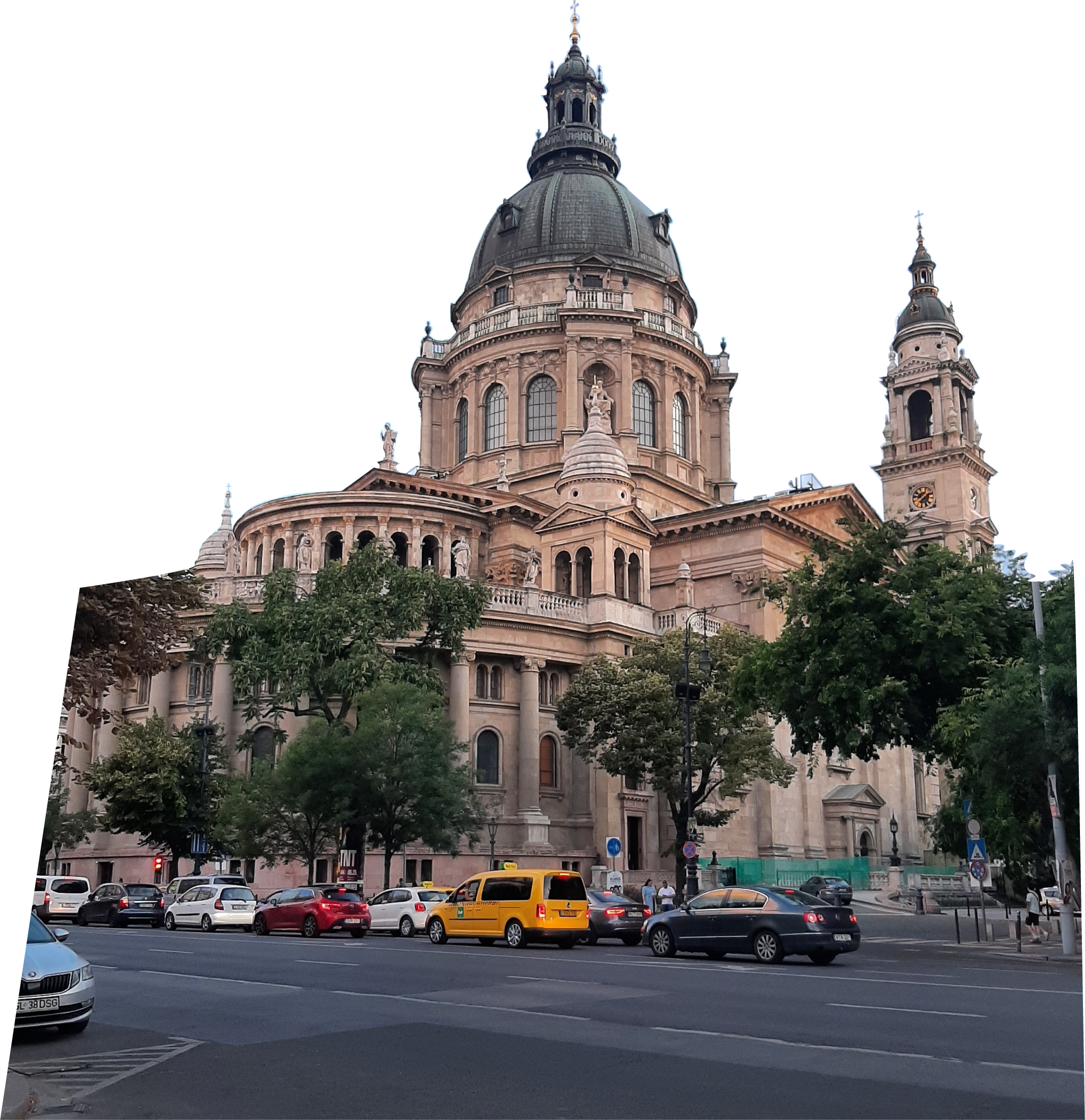 Basilica in Budapest selbstfotografiert